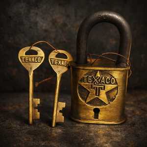 Juego de Mini Candados con Llave, Chapados en Oro, Latón Antiguo Pulido, Diseño Tradicional, Regalo Empresarial - Product Image 4