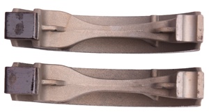 Plaquettes de frein arrière UNICORN professionnelles, qualité supérieure, authentiques, composants de frein à tambour pour moto Cruiser, performance optimale, métal, neuves - Product Image 4