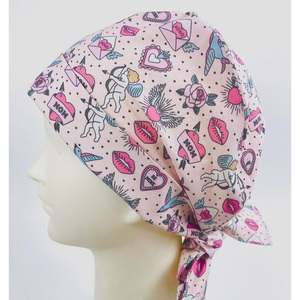 Cute Cartoon Printed Nurse <b>Scrub</b> <b>Caps</b> Adjustable Unisex Surgical Hats Breathable Medical Working <b>Cap</b> For Doctors Nurses - Product Image 6