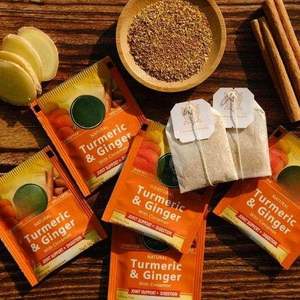 Infusión de Té de Canela y Jengibre - Bolsitas de Té Herbal Dulce y Picante para Calmar el Estómago, Calor en Días Fríos y Alivio del Estrés - 50 Unidades - Product Image 2