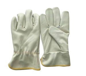 Gants de soudage TIG en cuir de mouton et de vache, haute performance, résistants, pour la lutte contre les incendies, haute qualité, prix bas, 14 pouces - Product Image 6