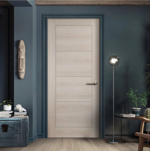 Porte d'entrée minimaliste en composite bois-plastique (WPC) stable de 40 mm d'épaisseur, insonorisée, étanche, anti-poussière et anti-moisissure pour salle de bain et hôtel - Product Image 6
