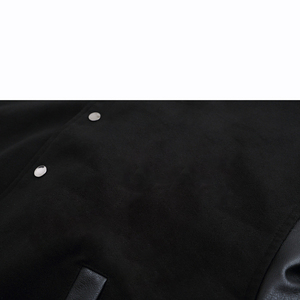 Cheap <b>Waterproof</b> Polyester/Cotton Men's Varsity Jacket <b>Warm</b> Winter Custom OEM Service - Product Image 5