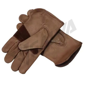 Guantes de Trabajo de Seguridad para Soldadura Industrial, Protección para las Manos, de Piel de Oveja, Guantes Amarillos de Piel de Oveja para Jardinería y Conducción - Product Image 6