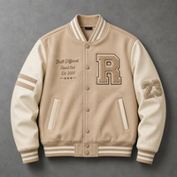 Sélectionnez Trouver des icônes similaires Vêtements pour hommes Vente en gros Vestes de baseball universitaires personnalisées unisexes Style streetwear DTG Campus