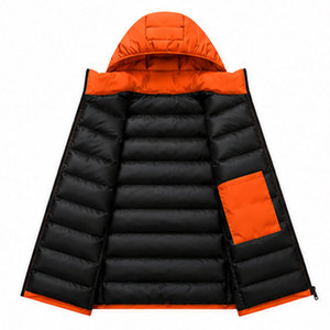 Chaleco de Invierno para Hombre, Resistente, Aislado, Sin Mangas, Repelente al Agua, Tejido Transpirable con Bolsillos con Cremallera Funcionales - Product Image 5