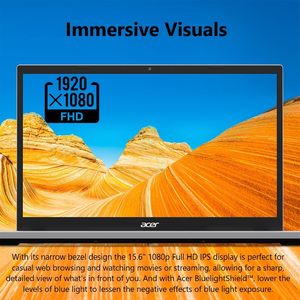โน้ตบุ๊ก Acer Aspire Go 15 พร้อมใช้งาน AI |   หน้าจอ IPS FHD ขนาด 15.6 นิ้ว |   โปรเซสเซอร์อินเทล คอร์ 3 รุ่น N355 |   กราฟิกอินเทล |   8GB DDR5 |   128 กิกะไบต์ - Product Image 4