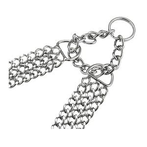 Cadena de Adiestramiento para Perros, Martingala Ajustable de Triple Hilera, Resistente y de Calidad, Fabricada por un Fabricante Profesional de Cadenas Clásicas para Mascotas - Product Image 3