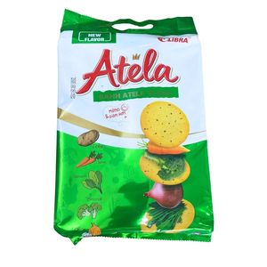 โออีเอ็ม เอเทล่า แครกเกอร์ผักกรอบ 228 กรัม ขนมขบเคี้ยวกรุบกรอบ รสชาติผัก - Product Image 1