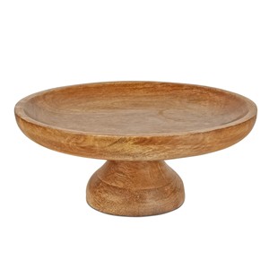 Présentoir à gâteaux en bois de manguier à motifs géométriques - Support de présentation en bois unique pour la vente en gros - Product Image 4