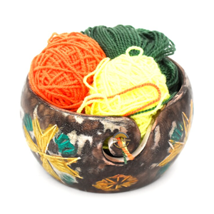 Cuenco de Hilo de Madera Estilo Antiguo, de Teca Pulida Jali, con Decoración Tallada Ovalada, Soporte para Regalos, Hogar, Cocina, Animal, de AYAANS - Product Image 3