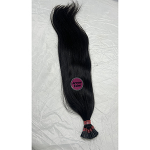 Arrow Exim I-Tip Human Hair <b>Extensions</b> Straight Indian Remy Hair <b>Micro</b>-Link 100g Single Drawn Style - Product Image 1