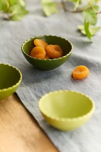 Handmade Polished Resin <b>Bowls</b> Eco-Friendly Dishwasher Safe <b>Pink</b> Scallop Edge Minimalist Design for Fruit and Snacks - Product Image 5