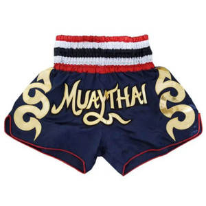 กางเกงมวยไทย MMA ผ้าซาติน สำหรับชกมวย คิกบ็อกซิ่ง ชุดฝึกซ้อม รับสกรีนโลโก้ กางเกงต่อสู้สำหรับผู้ชาย สำหรับทีมกีฬา - Product Image 6