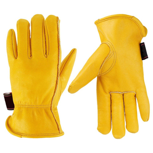 New Arrival Trending Article High Quality Leather Safety Driving <b>Gloves</b> Latest Design Customized Color <b>Driver</b> Working <b>Gloves</b> - Product Image 1