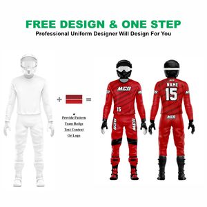 Digital Print % Polyester 220g Breathable Quick Dry Unisex Adult Full Sleeve Kits for ATV Dirt Bike MTB BMX Motocross - Product Image 2