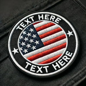 Custom High Density Embroidered Logo Patches Iron On Sew On Bulk Wholesale Badge for Apparel Uniforms <b>Hats</b> Bags - Product Image 4