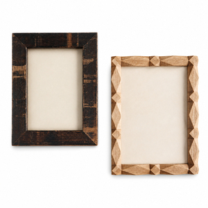 Greatest Quality Natural Mango Wood <b>Picture</b> <b>Frame</b> Geometric Carving <b>Vintage</b> Farmhouse Wooden Photo <b>Frame</b> Bulk Supplier - Product Image 1