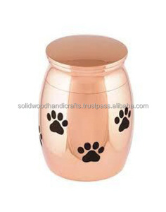 Urnes funéraires en laiton pour chats et chiens Urnes funéraires commémoratives pour animaux de compagnie pour cendres de chat et de chien Urnes en gros à bas prix - Product Image 2