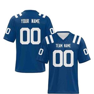 Camiseta de Fútbol Americano Personalizada al por Mayor, Nombre y Número Personalizados, Uniforme de Equipo, Camisetas de Fútbol Transpirables de Malla para Hombre - Product Image 4
