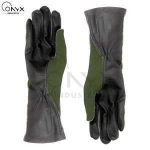 Guantes de Vuelo Nomex Premium de Fabricante, Resistentes al Fuego y al Calor, de Piel de Cabra, Tácticos, para Tripulación de Aviación, de Seguridad - Product Image 3