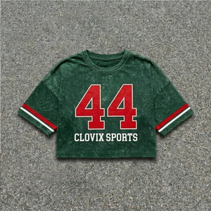 CLOVIX SPORTS Men's Summer Casual Two-Piece Cotton T-<b>Shirt</b> Shorts Set Custom Front Logo Silk Screen Printing Pattern ODM - Product Image 2