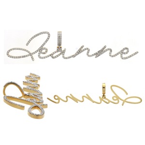 RB GEMS Colgante Personalizado de Plata 925 con Nombre y Diamante Moissanita VVS Cultivado en Laboratorio, Estilo Hip Hop Iced-out, Regalo para Fiestas y Bodas - Product Image 6