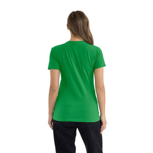 T-shirt CVC 6210 Vert Doux Respirant Confort Supérieur 100% Coton Écologique Séchage Rapide Vierge pour Personnalisation de Marque - Product Image 5