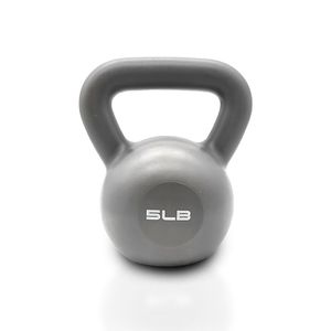Kettlebell da 5 libbre rivestito in vinile per allenamento di forza da casa per donne - Product Image 1