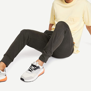 Unique Design Men's Casual <b>Trouser</b> Made in Pakistan <b>Breathable</b> Cotton Elastic Waist Lightweight High Quality <b>Trousers</b> - Product Image 3