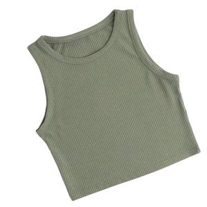 Fabricante Directo de Camisetas sin Mangas para Mujer, Top Corto 2026, Corte Ajustado, Moda Urbana, Fabricante de Marca Privada - Product Image 6
