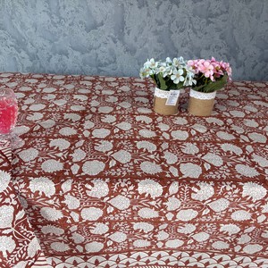 Nappe en coton imprimée sur mesure - Style tissé imprimé au bloc pour mariages, hôtels et commandes en gros - Product Image 2
