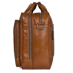 Modern Briefcase Leather Laptop <b>Bag</b> For Men Premium Business <b>Work</b> <b>Bag</b> Multi Pocket Executive Office Messenger Wholesale Supplier - Product Image 5