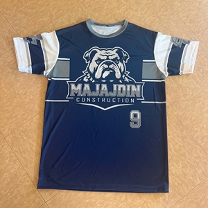 Camiseta Deportiva Sublimada Personalizada al por Mayor, Jersey de Poliéster para Hombre, Impresión de Camisetas Transpirables, Uniforme de Trabajo - Product Image 4