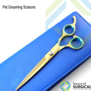 Adjustable <b>Dog</b> Pet Grooming <b>Scissors</b> Set Stainless Steel Beauty Tool Sharp Tip Straight Blade 29 Teeth Steel Handle Source - Product Image 2