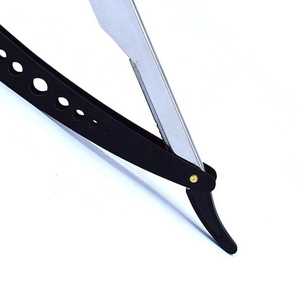 Navaja de Afeitar Plegable de Acero Inoxidable Resistente con Caja, Herramienta Profesional para Depilación Facial en Salón - Product Image 4