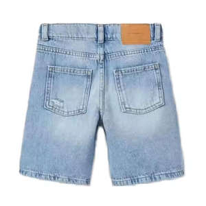 Shorts en jean personnalisés pour femmes, taille haute, coupe skinny, 100 % coton, service OEM de haute qualité, vente en gros, mode streetwear 2026 - Product Image 2