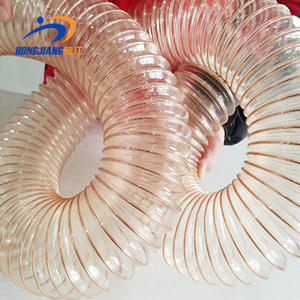 Spirale claire renforcer résistant aux produits chimiques vide industriel Pu conduit d'air <span class=keywords><strong>tuyau</strong></span> de Ventilation Flexible PVC conduit <span class=keywords><strong>tuyau</strong></span> - Product Image 2