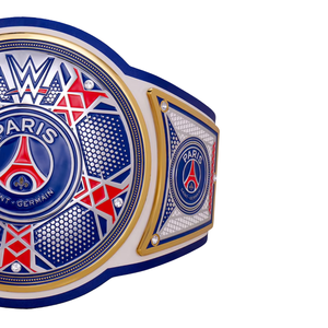 Ceinture de champion personnalisée Paris Saint-Germain, ceinture de titre bleue et rouge de haute qualité pour les fans et les collectionneurs du PSG - Product Image 4