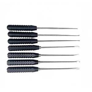 Juego de Curetas Óseas para Cirugía de Columna Vertebral, Kit de 7 Piezas de Instrumentos Ortopédicos, Herramientas de Cirugía Espinal Reutilizables de Acero de Grado Hospitalario - Product Image 4