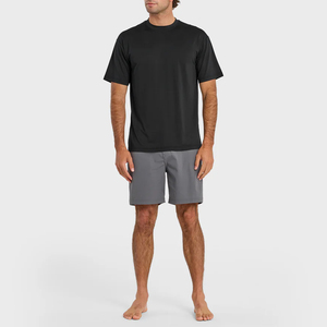 Camiseta Deportiva de Manga Corta para Hombre, Negra, de Secado Rápido, Poliéster, Transpirable, para Running, Fitness, OEM, ODM, Venta al Por Mayor - Product Image 5