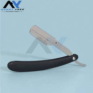 มีดโกนพับได้แบบพรีเมียมสำหรับผู้ชาย ผลิตจากสแตนเลสสตีลและ ABS ทนทาน ใช้โกนหนวดเครา เหมาะสำหรับร้านตัดผมมืออาชีพและการดูแลขน - Product Image 3