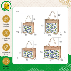 Excellent Quality Wholesale Price Daily Usage Jute Bag Eco-Friendly Shopping Tote Bag with Webbing Padded Handle for Sale - Product Image 5