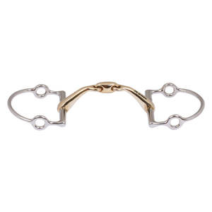 Bocado de Doble Boca Fija de Hierro Dulce de Alta Calidad para Carreras de Caballos, Equipo Ecuestre de Acero Inoxidable, Apto Enterprises - Product Image 1