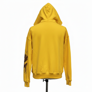 Hoodie zippé surdimensionné personnalisé pour homme, impression sérigraphique, 400 g/m², 100 % coton molletonné, fabriqué au Pakistan - Product Image 4