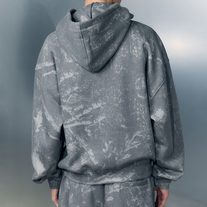 เสื้อฮู้ดดี้ลายพราง Realtree แบบมีเชือกผูก สำหรับผู้ชาย สวมใส่ในฤดูหนาว สไตล์สตรีทแวร์ ผ้าฝ้ายหนานุ่ม ทรงโอเวอร์ไซส์ - Product Image 2