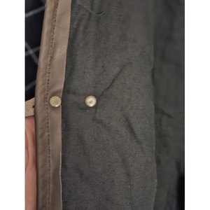 Quilted Medieval Gambeson Costume Coat <b>Jacket</b> With Leather Buckle Closures For Cosplay Larp Reenactment Brown Canvas Padded - Product Image 5