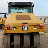 Rouleau compresseur routier Caterpillar CW34 LRC d'occasion 2019 à vendre, compresseur d'asphalte à pneus pneumatiques, machine lourde avec moteur d'origine