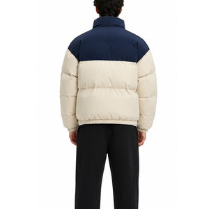 Chaqueta Acolchada Cómoda para Hombre, Chaqueta de Invierno con Relleno Cálido, Cierre Completo con Cremallera, Cuello Alto, Dos Bolsillos Laterales y Uso en Exteriores - Product Image 2