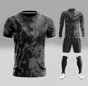 Uniformes de Fútbol Personalizados con Sublimación, Diseño 2021, Transpirables, Lisos, 100% Poliéster, Secado Rápido, Unisex para Adultos - Product Image 1